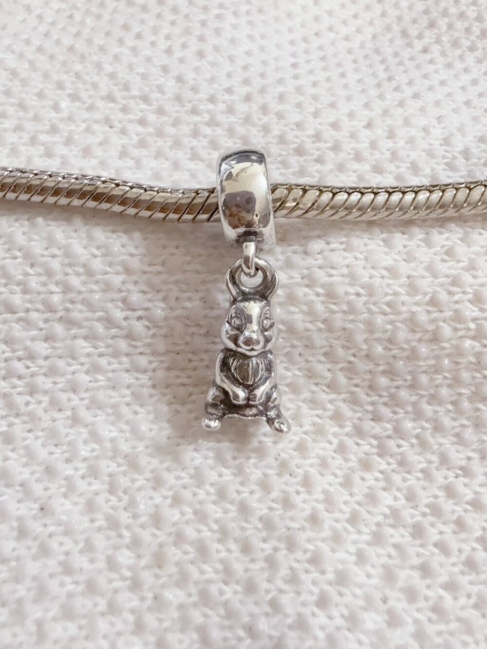 Disney Thumper Rabbit Silver Charm For Pandora Bracelet Necklace